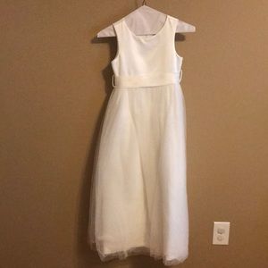Flower girl dress-like new, worn once and dry cleaned